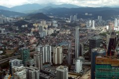View from  Petronas Twin Towers, Kuala Lumpur, Malaysia