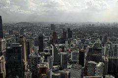 View from  Petronas Twin Towers, Kuala Lumpur, Malaysia